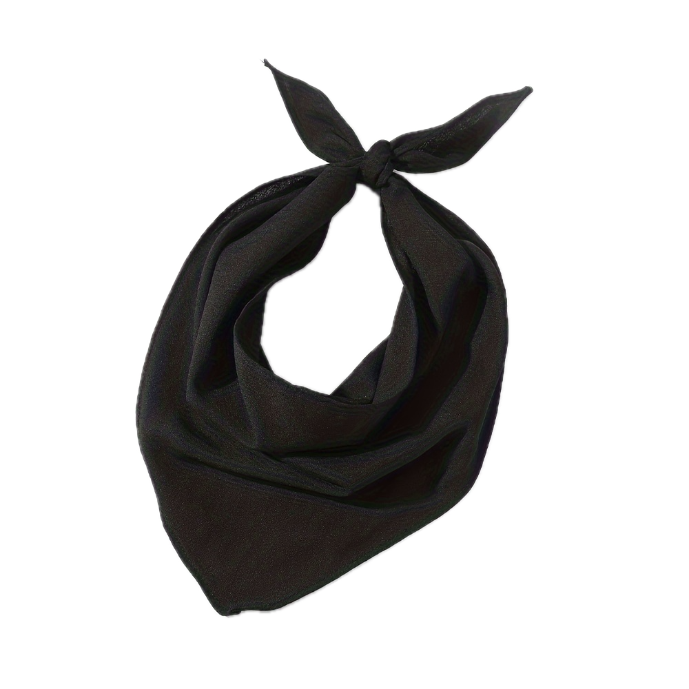 27" Black Bandana