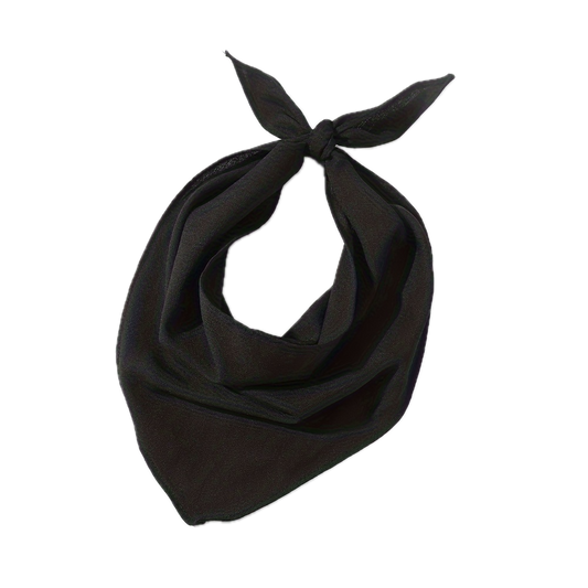 27" Black Bandana